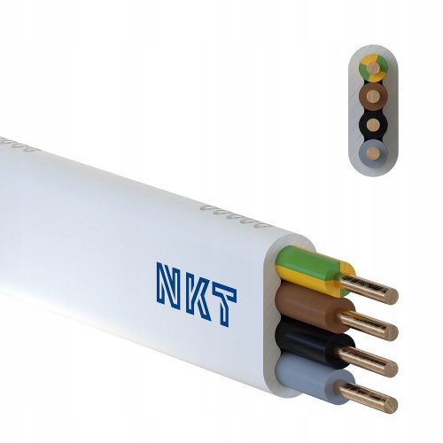 Ploščati elektroinstalacijski kabel YDYp NKT 4 x 1,5 mm2 100 m