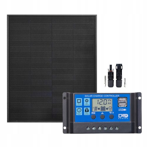  Solarni komplet 50W 10A 2xUSB