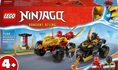  LEGO Ninjago Kai in Ras v dvoboju med avtomobilom in kolesom 71789