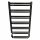 Kopalniški radiator Esperto Radiatorji 621 W 540 x 970 mm črn