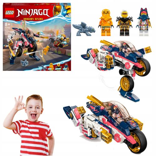  LEGO Duplo 1717923 Lego Ninjagos MECH, KI SE SPREMENI V MOTORNO KOLO motorno kolo speeder robot transfo