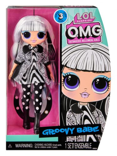  LOL PRESENEČENJE OMG Groovy Babe Series 3 Basic Doll 588573