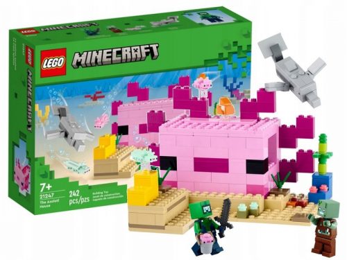  LEGO Minecraft 21247 Aksolotlova hiša