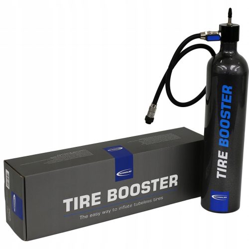  Schwalbe Tire Booster ročna črpalka, črna