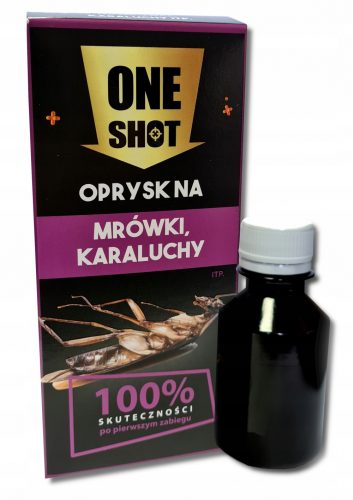  Tekočina proti ščurkom in mravljam One Shot 1 kg 100 ml