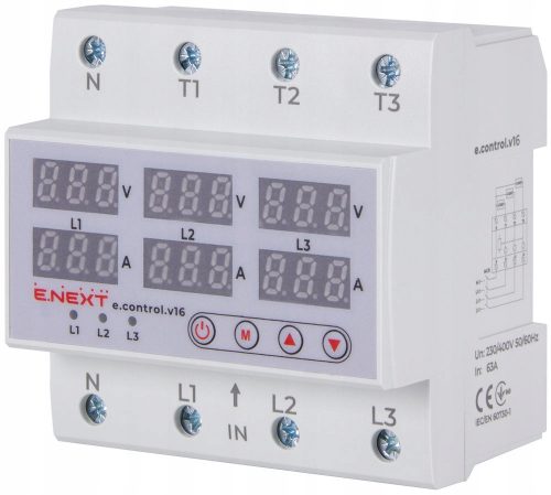 Enext 380V IP20 63A rele