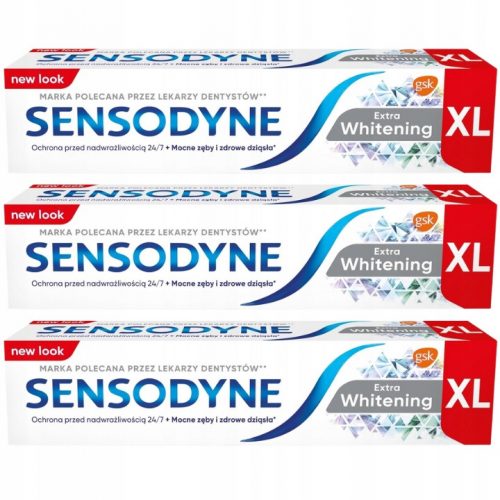  Sensodyne Extra belilna zobna pasta 3x100 ml