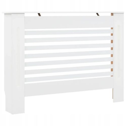 Pokrov za radiator, MDF plošča, 112 x 81,5 cm, bele barve