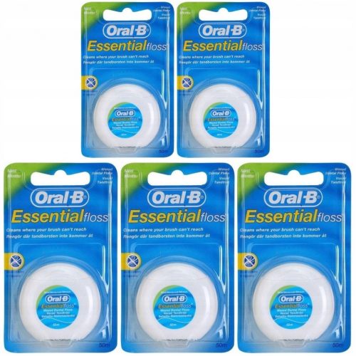  Oral-B Essential Floss zobna nitka z voskom 50 m mint