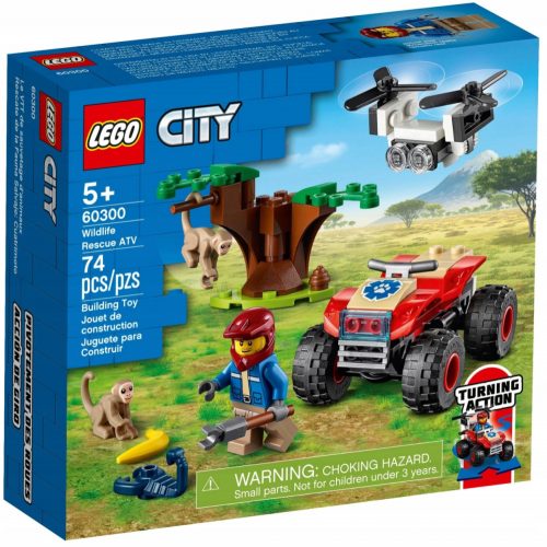  LEGO City 60300 štirikolesnik za reševanje divjih živali