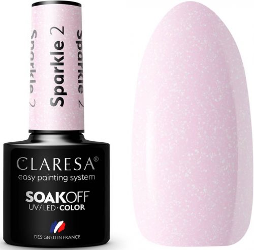  Claresa Sparkle 2 hibridni lak z bleščicami 5 ml