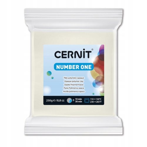  Modelirna masa Cernit White Opaque. 250 g