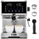  Yoer Barisso 1350 W portafilter espresso aparat, srebrno/siv