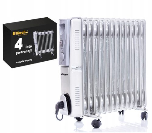 Bel oljni radiator Riwall 2500 W