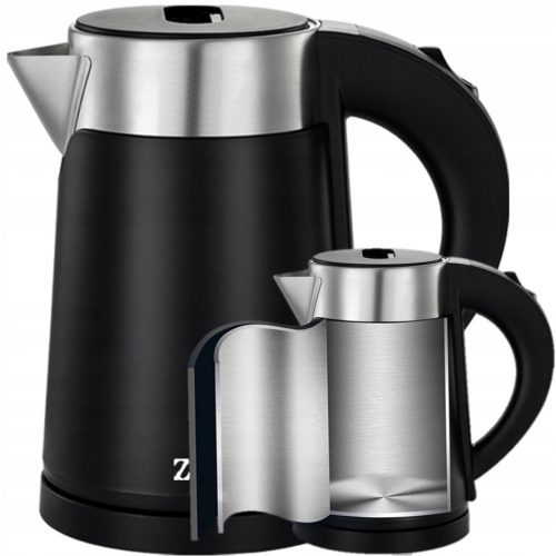  Zilan Double Wall Kettle električni grelnik vode 800 W 0,8 l črn