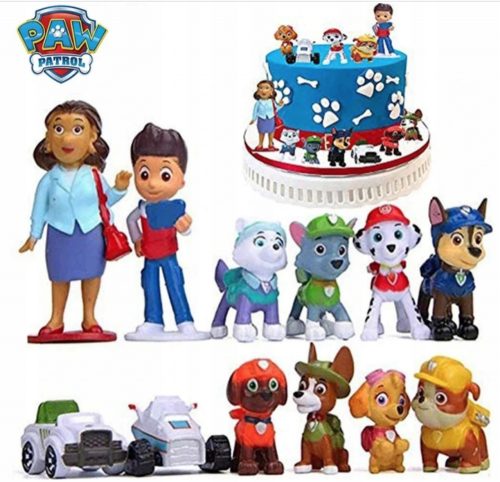  PAW PATROL FIGURICE set psov, vozil, 12 kom.