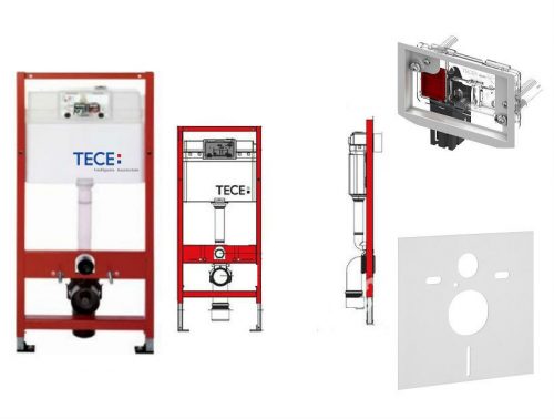 Tece Alcaplast podometni toaletni set