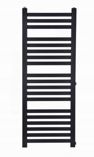 Vodni kopalniški radiator Vinolli 433 W 440 x 1150 mm črn