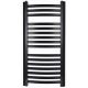 Vodni kopalniški radiator Heat Factory 424 W 480 x 950 mm črn