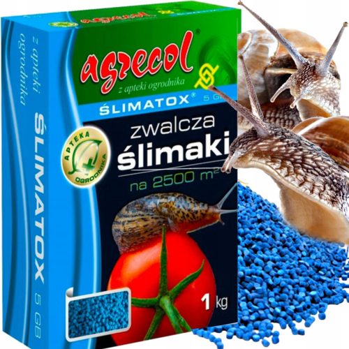  MODRI POLŽ GRANULE ŚLIMATOX 5 GB 1KG