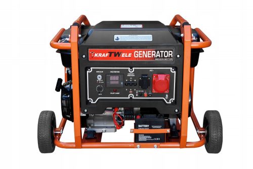  Prenosni trifazni generator KrafTWele 9800 W bencin