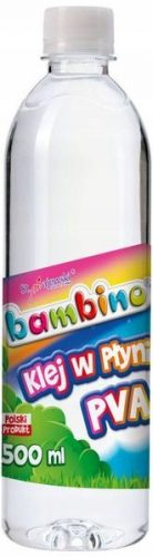  Bambino TEKOČE LEPILO 500 ml za QUILLING St. Majewski PROZORNO