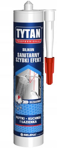  Tytan Professional sanitarni silikon Quick effect brezbarven 280 ml