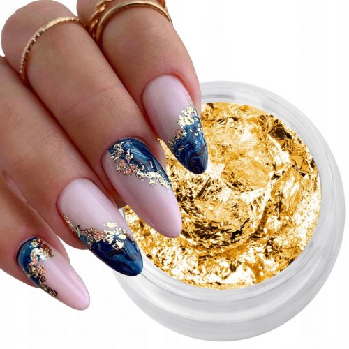  NAIL NAIL GOLD FOLIJA KOSMIČI ZA OKRAŠEVANJE NOHTOV HIBR