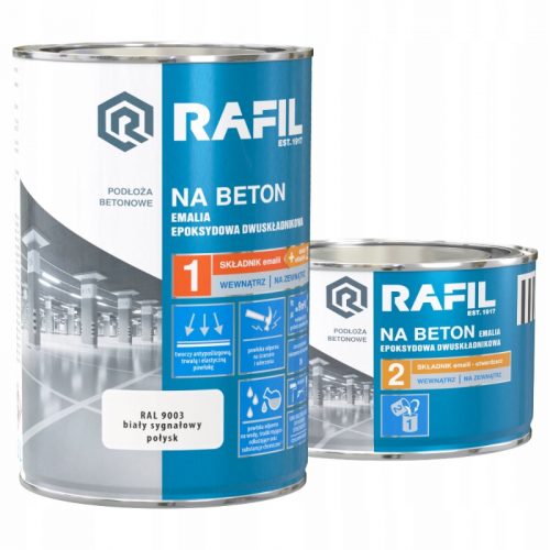  Rafil NA BETONU Epoksi emajl BELA RAL9003