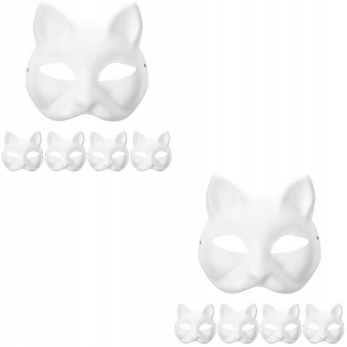 Mačka Maska za obraz Halloween Masks Fox Base 10 kosov