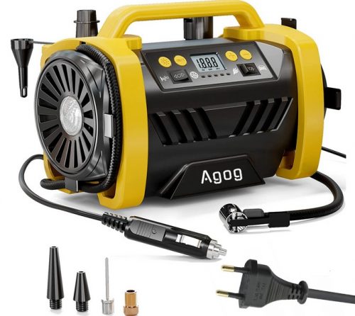  Brezoljni kompresor Agog P6 kompresorska črpalka 12v/230v zračni kompresor 35 l 15 bar