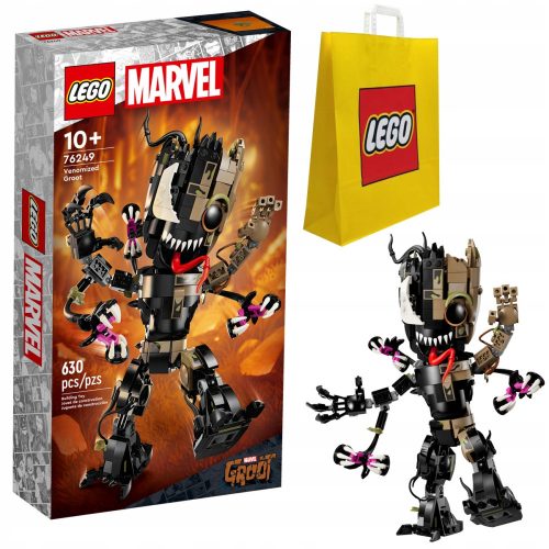  LEGO Super Heroes 76249 Groot as Venom + LEGO 6315792 VP PAPIRNATA VREČKA SREDNJA M 34X41X10 TE