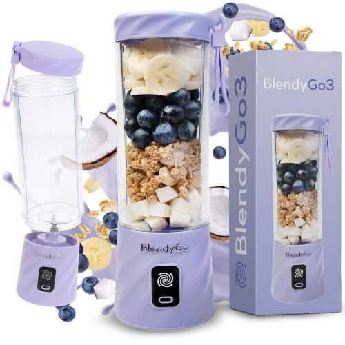  BlendyGo skodelicni mešalnik Smoothie mixer mini skodelicni mešalnik 3 250 W Lavender