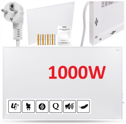 INFRARDEČI GRELEC IR PANEL 1000W + NALEPKA NE MEČI