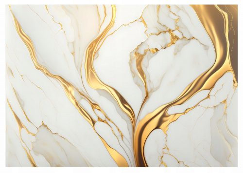 Stenska poslikava MARMOR GOLD Stone Abstraction 368x254