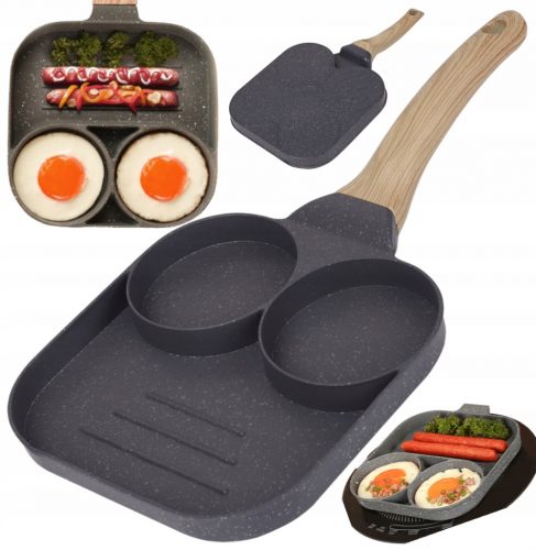 P&S kvadratna ponev za jajčka in palačinke, 18 cm, non-stick (neoprijemljiva)