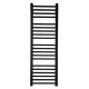 Vodni kopalniški radiator Scarlet 495 W 400 x 1370 mm črn