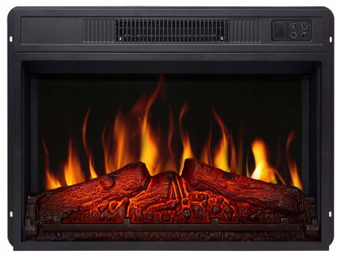 Vgradni kamin s funkcijo ogrevanja, električni ArtiFlame črn 1800 W 58,4 x 43,5 x 12,8 cm