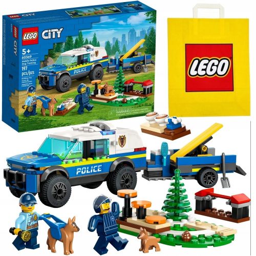  LEGO City 65319 Police Dog Training in the Field Car Police Car Trailer Police + VP Paper Bag LEGO 6315792 medium