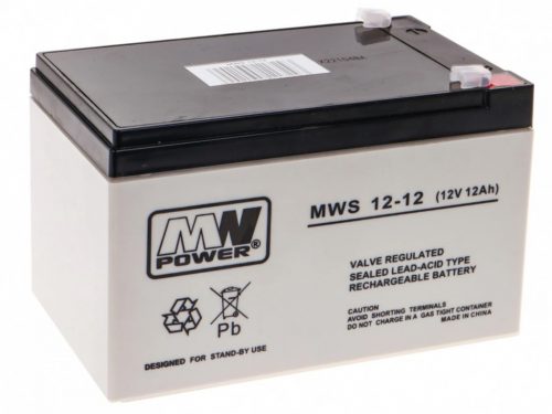  Baterija AGM MW POWER MWS 12 V 12 Ah