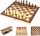  LESENI ŠAHOVI BACKGAMMON DAME 3V1 SET Woody Chess Set