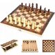  LESENI ŠAHOVI BACKGAMMON DAME 3V1 SET Woody Chess Set