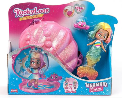  KookyLoos Mermaid - Coral - lutka Mermaid