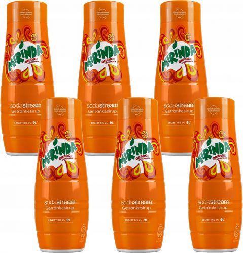  6X SODASTREAM SIRUP MIRINDA KONCENTRAT ZA SATURATOR