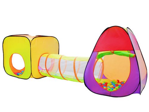 IGRIŠČE ŠOTOR HIŠA TUNEL 3 V 1 + ŽOGE
