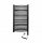 Električni kopalniški radiator Regnis 650 W 570 x 980 mm črn