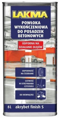  AKRYBET FINISH S za zaključno obdelavo tal LAKMA 5L