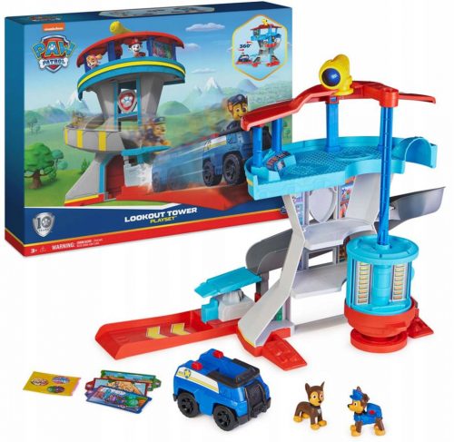  Spin Master Paw Patrol Opazovalna baza s policijskim vozilom in figurami