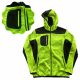  Moški ženski pulover s kapuco WARM PROTECTIVE SOFTSHELL rumena pletenina 3XL