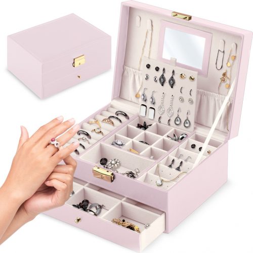  VELIKA ŠKATLA ZA NAKIT ORGANIZATOR ELEGANT BOX